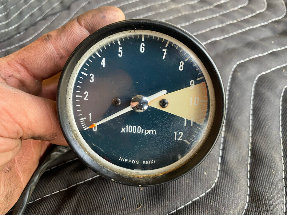 1974 Honda CB360 CB360T Tachometer RPM Assembly Motorcycle #3025E