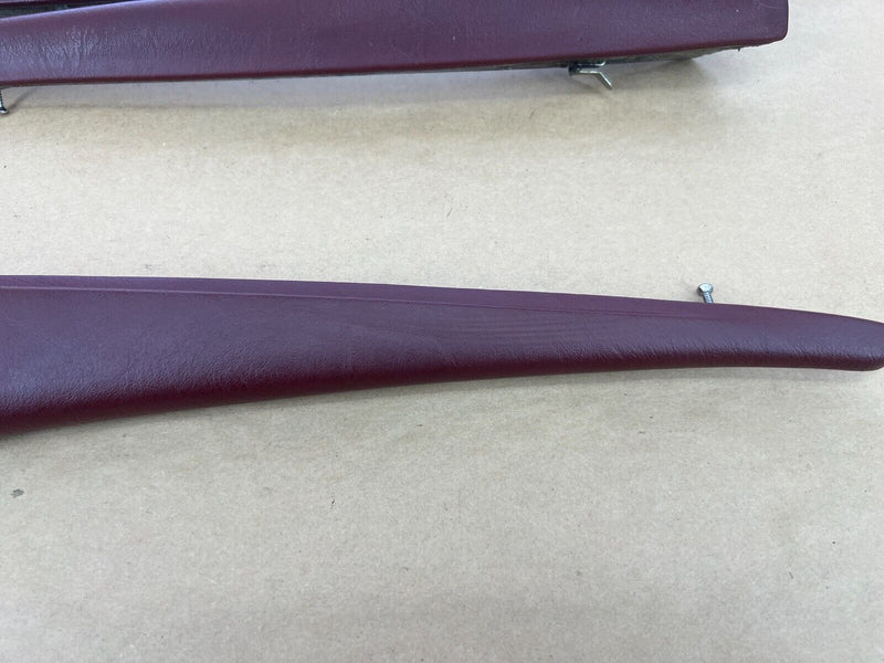 1979-1985 Mercedes 300SD W126 Set of Front Rear L + R Maroon Door Trim OEM#275EM