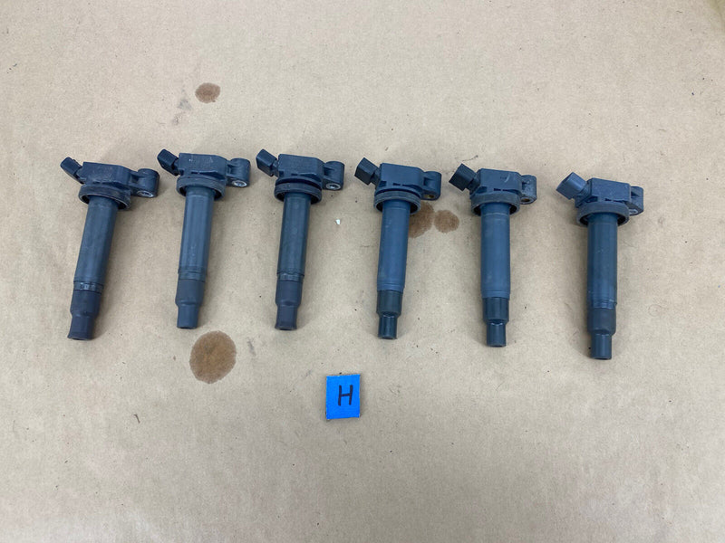 6 Pc Lexus Toyota ES300 3.0L V6 Ignition Coil Denso 673-1301 90919-02234 #2412E