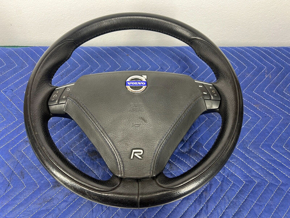 2005-2007 Volvo S60R V70R Steering Wheel Assembly Blue Emblem 30776480 OE#1307EM