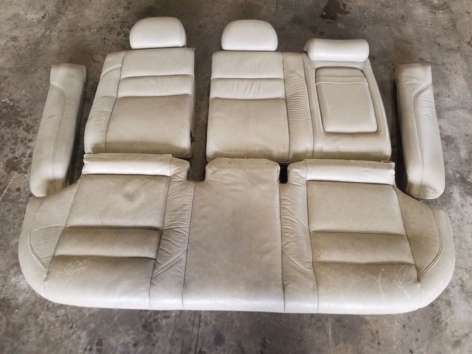 1992-1997 Volvo 850 850R *Sedan Only* Rear Seat Set Tan Leather OEM #2888E