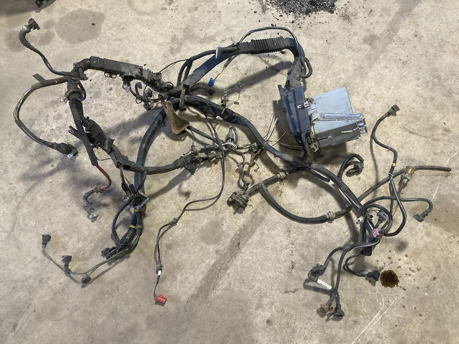 1998-2000 Volvo V70R V70 Wiring Harness With ECU Units Engine￼ AWD OEM #284M