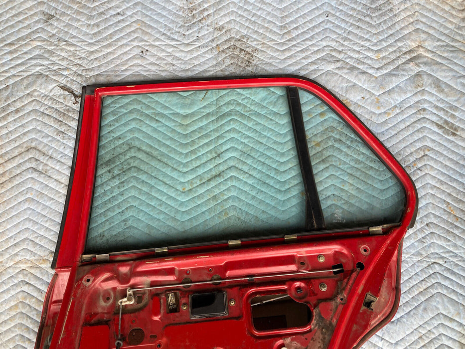 1982-1994 BMW E30 320i 318i 325i Rear Passenger Door Right RH Red OEM #2282M