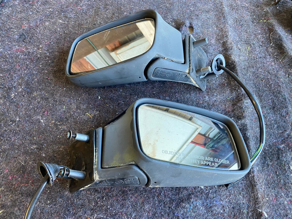 98-00 Volvo V70 V70R XC S70 Side View Mirror Left & Right Pair Black OEM #1443E