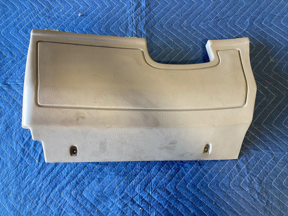 1986-1994 BMW 7 Series E32 Drivers Left Dash Kick Panel Dashboard Tan OEM #985M