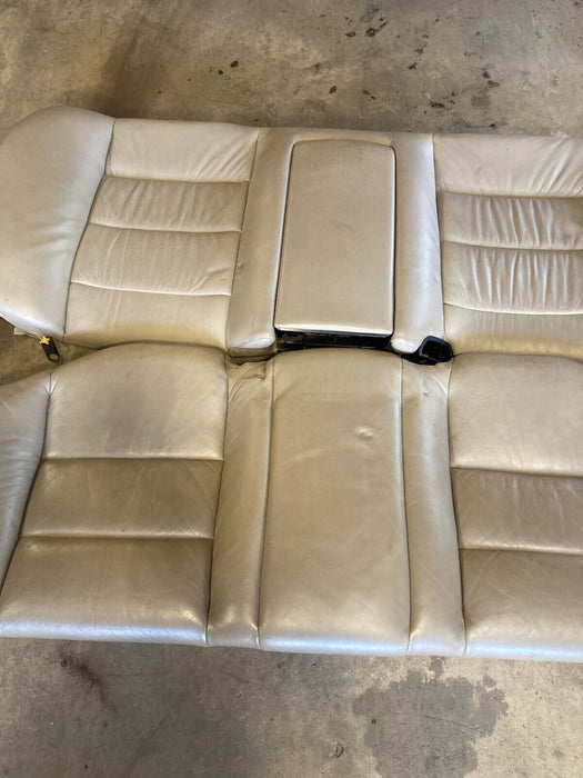 1986-1994 BMW 7 Series E32 Rear Bench Seat Tan Leather  1 964 202 OEM #1015M