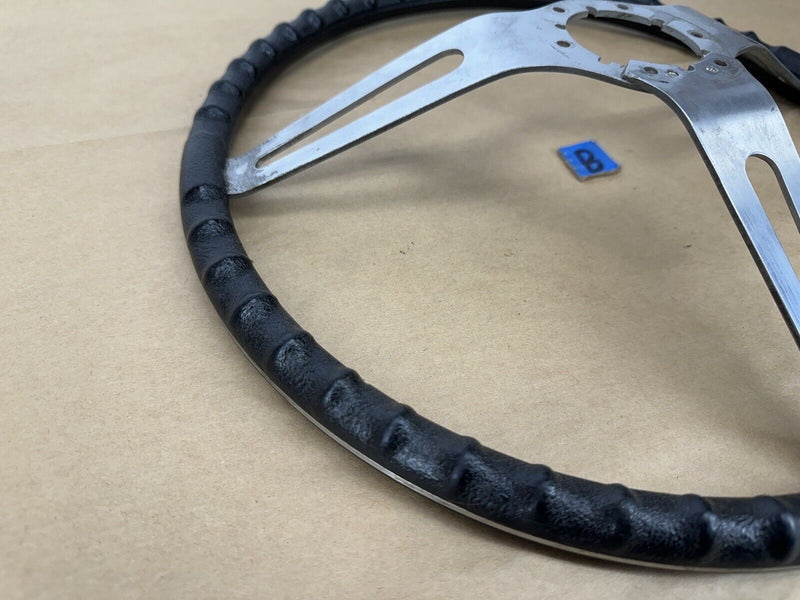 1968-1975 Corvette C3 15” Steering Wheel 3 Spoke Black OEM *NICE* #3242E