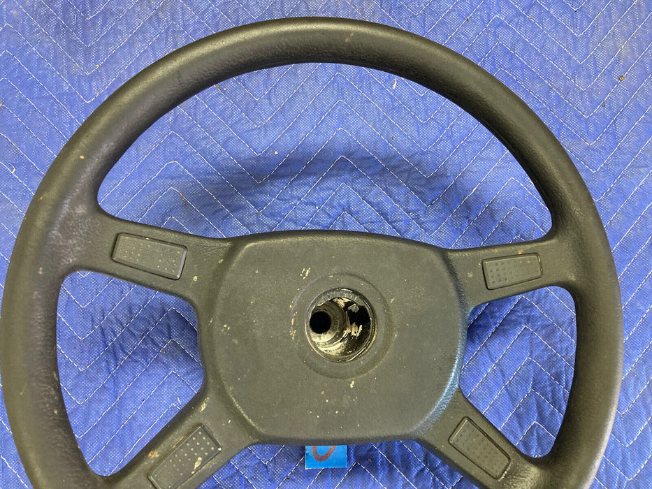 1982-1994 BMW E30 318i 325i Steering Wheel Black 1152896 4 OEM #2464M