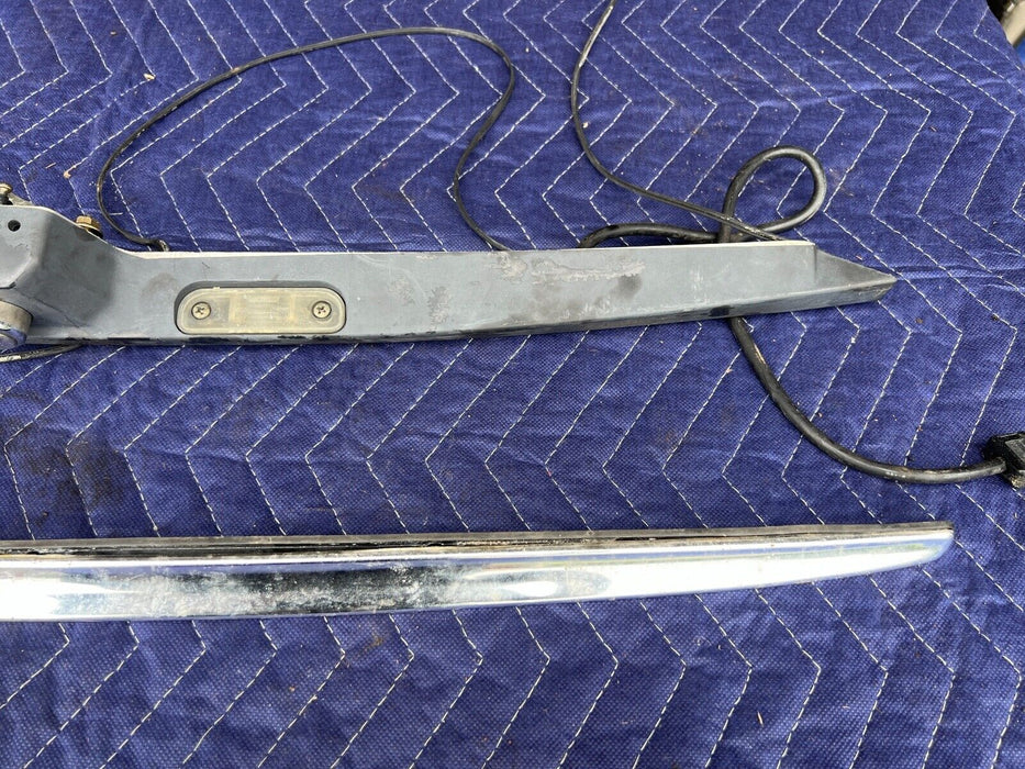 1979-1985 Mercedes 300SD W126 Trunk Lid Latch Trim Chrome 1268200709 OEM #378EM