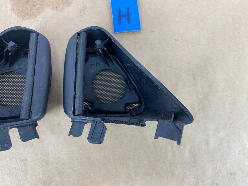 1997-2001 Lexus ES300 Left & Right Door Tweeter Corner Speaker Covers OEM #2301E