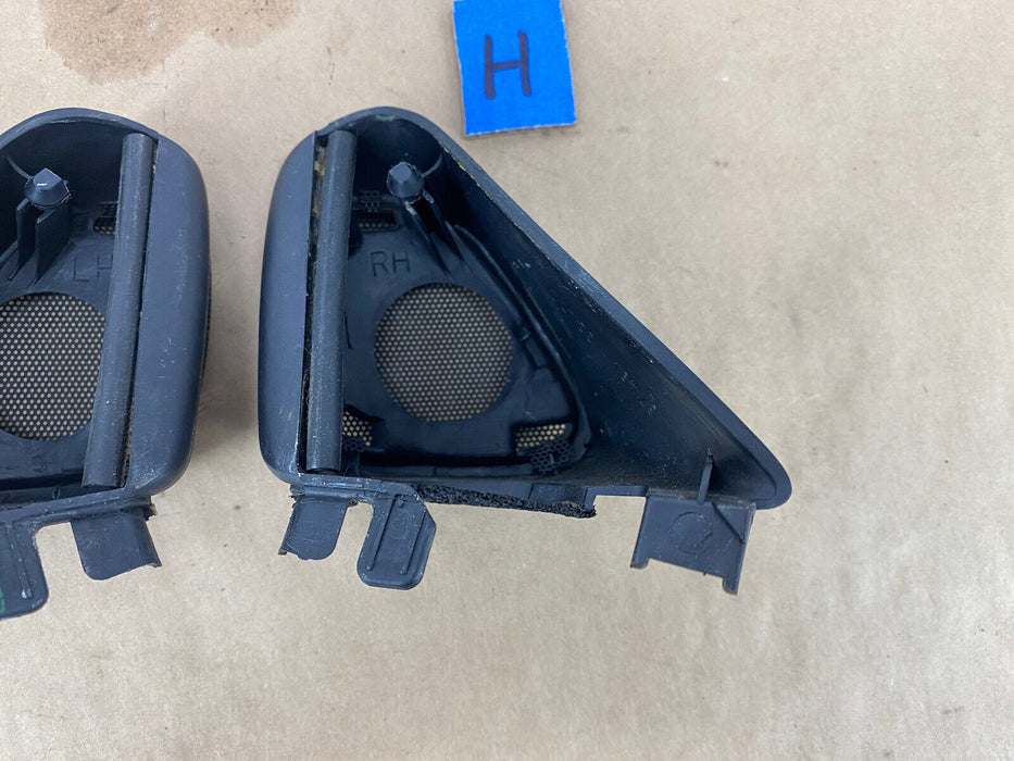 1997-2001 Lexus ES300 Left & Right Door Tweeter Corner Speaker Covers OEM #2301E