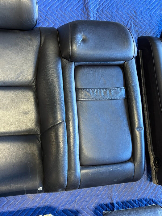 2005-2007 Volvo S60R Rear RH & LH Nordkap Blue Leather Bench Seat Set OEM#1106EM