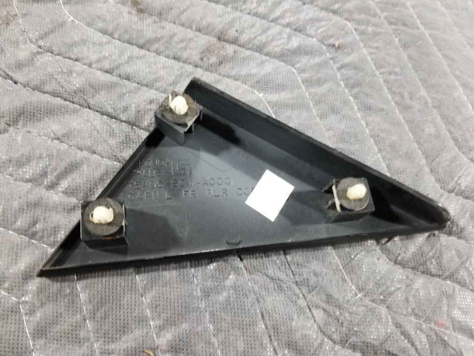 03-08 Honda DRIVER FRONT CORNER EXTERIOR TRIM PIECE 75495 BLACK oem #432CN