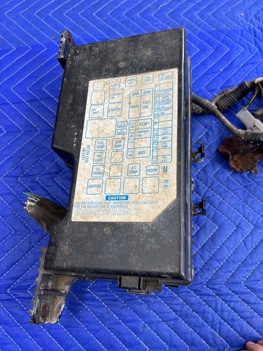 1998-2002 Isuzu Trooper Wiring Junction Engine Fuse Box Relay Box OEM #956EM