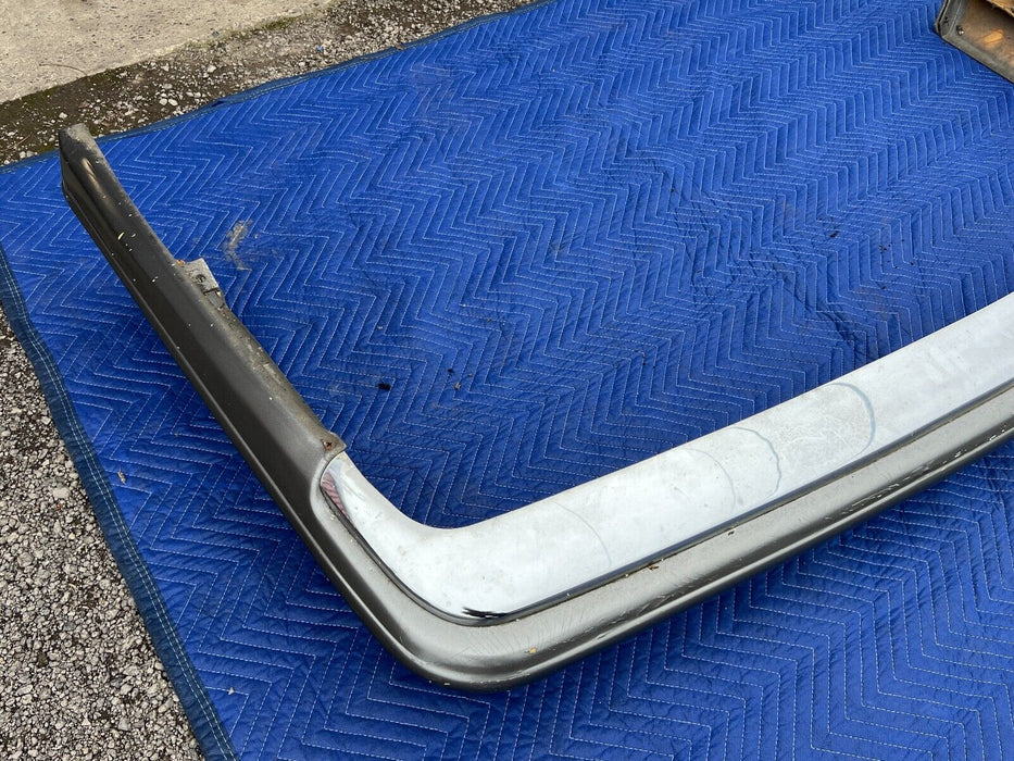 1979-1985 Mercedes 300SD W126 Sedan Rear Bumper Gray Chrome OEM #316EM