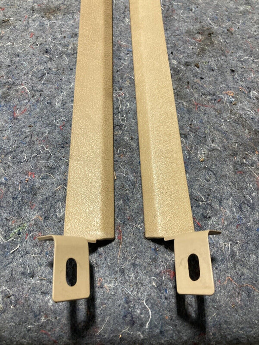 1992-1997 Volvo 850 GLT Upper Rear Door Trim B-C Pillar Links Tan Panels  #749M