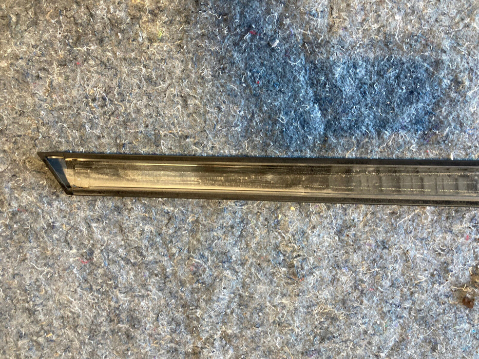 1986-1994 BMW 7 Series E32 Exterior Door Molding Chrome Black￼ Impact #1103M