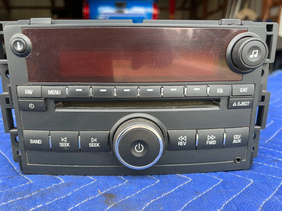 2002-2007 Saturn Vue Radio Stereo CD Player Assembly Model 15850682 OEM #457EM