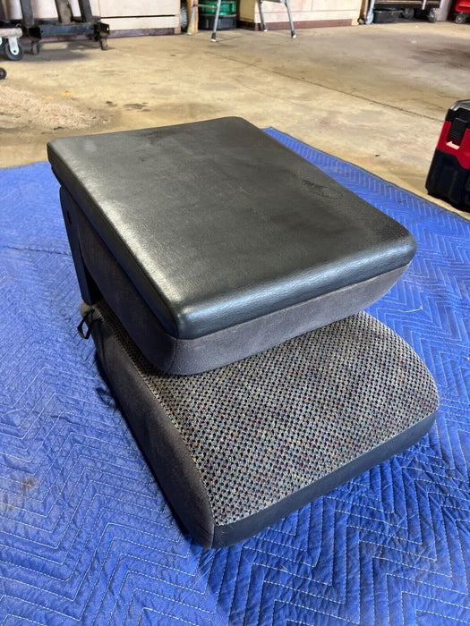 1998-2001 Dodge Ram 1500 Gray Cloth Front Middle Center Seat Arm Rest OEM #742EM