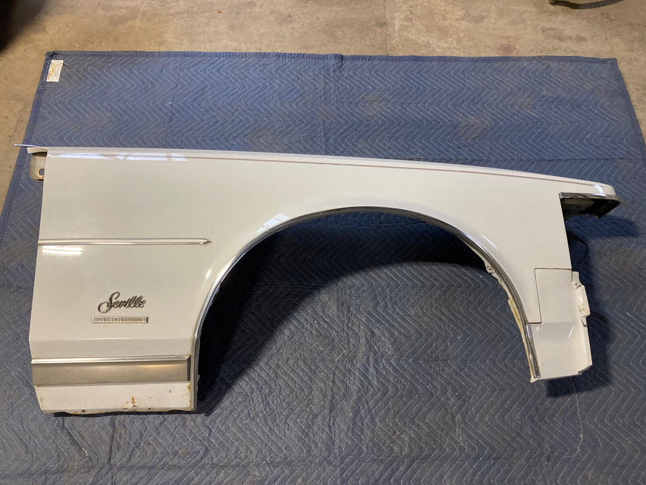 1976-1979 Cadillac Seville Right Front Fender Passenger Side White OEM #1744M