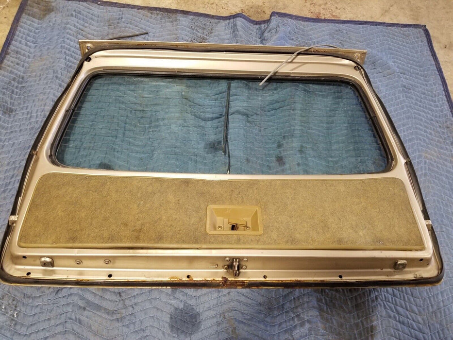 Volvo 240 245 Wagon Rear Hatch Early Style Inset Small Window OEM #2687E