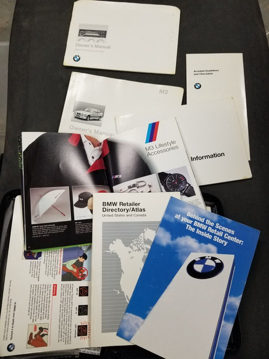 1997 BMW M3 Owner's Manual Packet, Gift Book #201AN