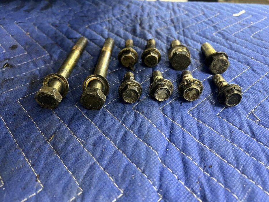 Volvo 240 740 760 780 940 B21 B23 B230 Bell Housing Bolt Set OEM Redblock #3185E