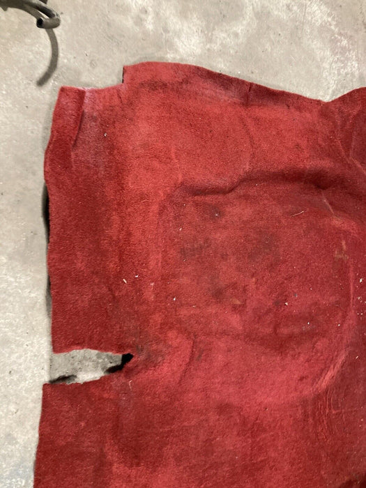 1976-1979 Cadillac Seville Trunk Liner Carpet Red Rug Floor Rear OEM #1750M