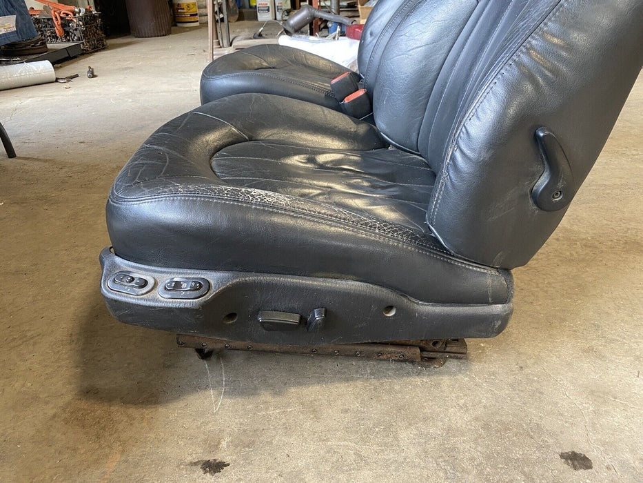 2001-2004 Chrysler 300M RH & LH Front Black Leather Power Bucket Seats OEM #56MC