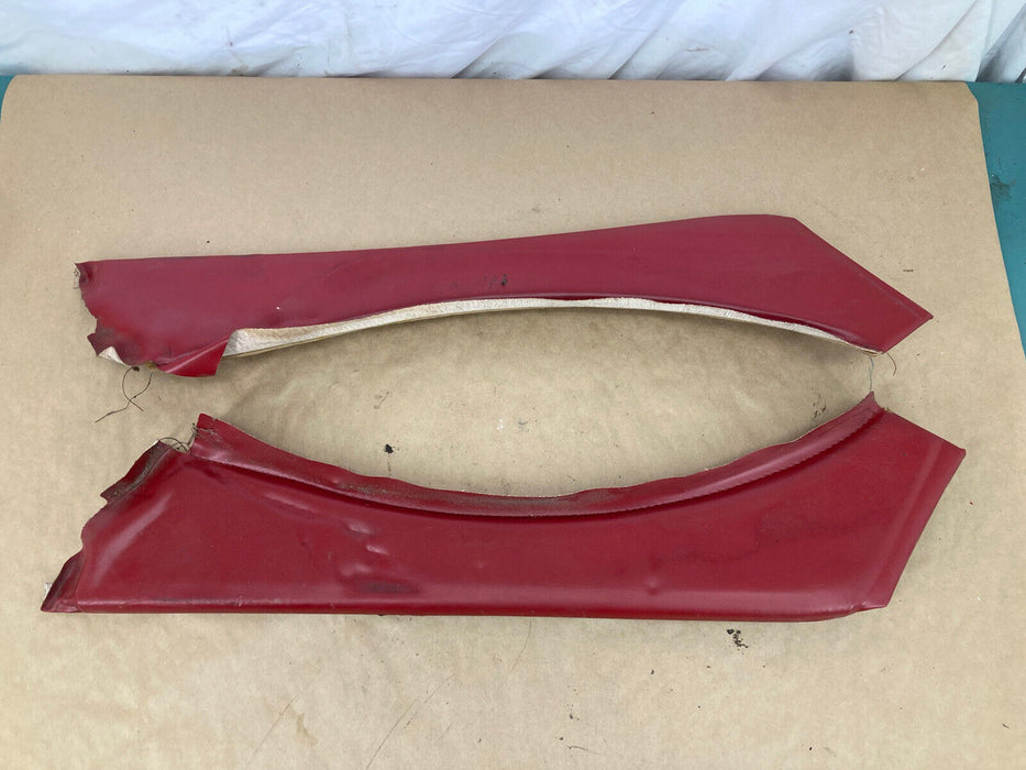 1976-1979 Cadillac Seville Lower Interior Seat Side Trim Rear Red GM OEM #1866M