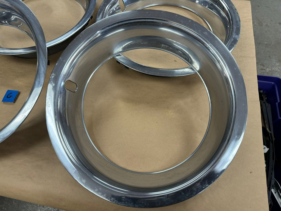 1969-1982 Corvette C3 GM Rally Wheel Trim Beauty Ring Set of 4 SS 15” OEM #3272E