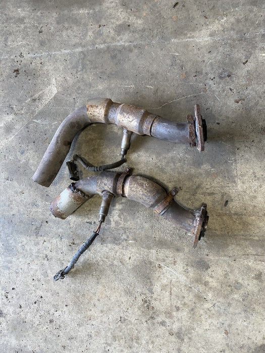 99-01 Isuzu Vehicross Left & Right Exhaust Collector Pipe Header O2 OEM #1486E