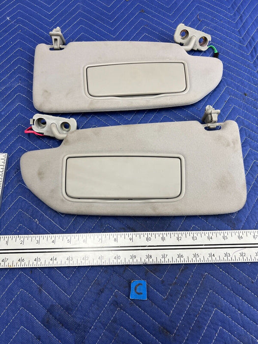 2005-2007 Volvo S60R V70R Pair Right & Left Sun Visor Sun Shade OEM #1032EM