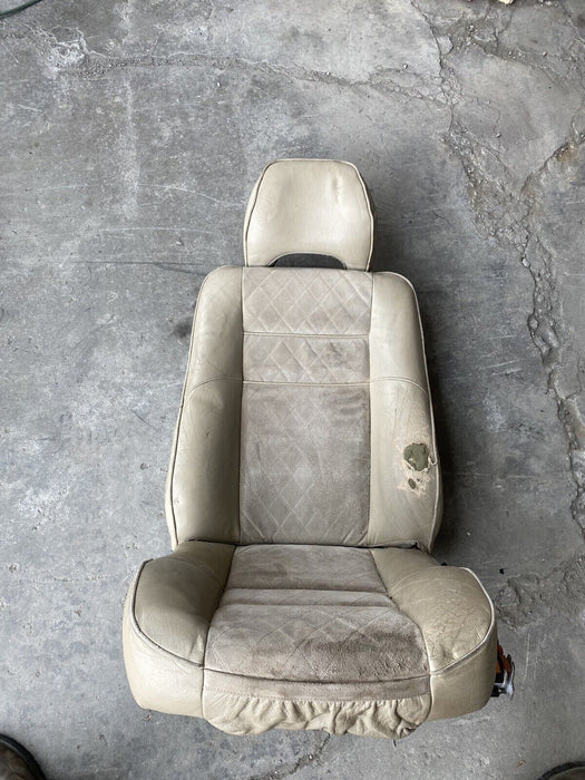 94-00 Volvo 850 850R V70 V70R XC70 Tan Front Power Seat Leather Stitched #815E