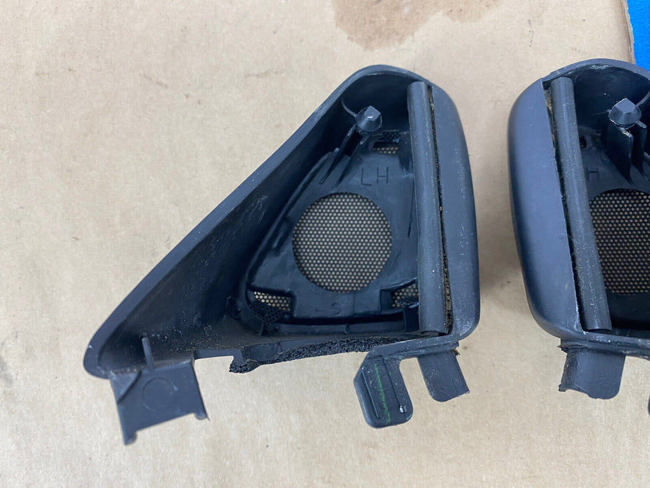 1997-2001 Lexus ES300 Left & Right Door Tweeter Corner Speaker Covers OEM #2301E