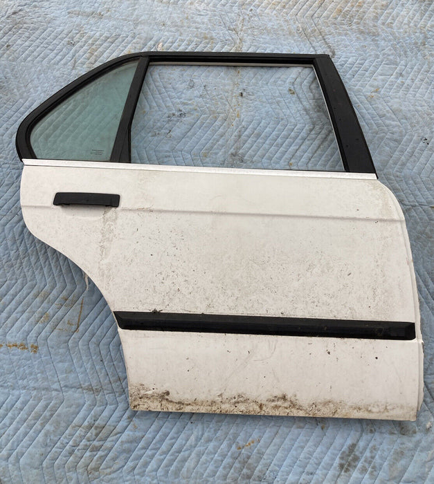 1982-1994 BMW E30 320i 318i 325i Rear Passenger Door Right RH White OEM #2280M