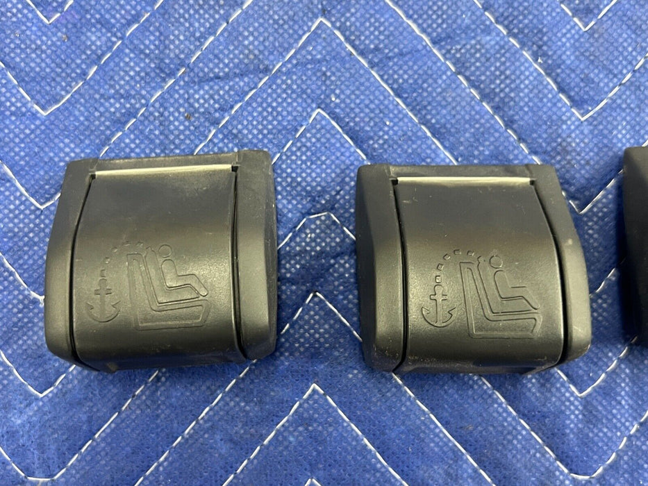 2005-2007 Volvo S60R 3 Rear Seat Child Restraint Anchor Plate Covers OEM #1148EM