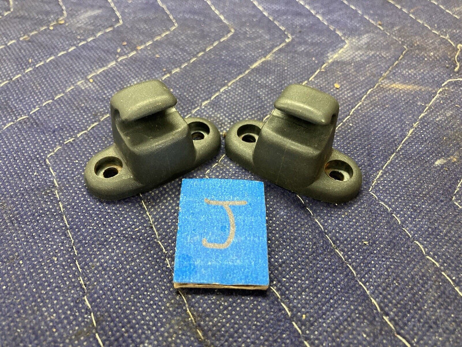 1984-1991 BMW 318i 325i E30 Sun Visor Hooks Clips Retainer OEM #2674M