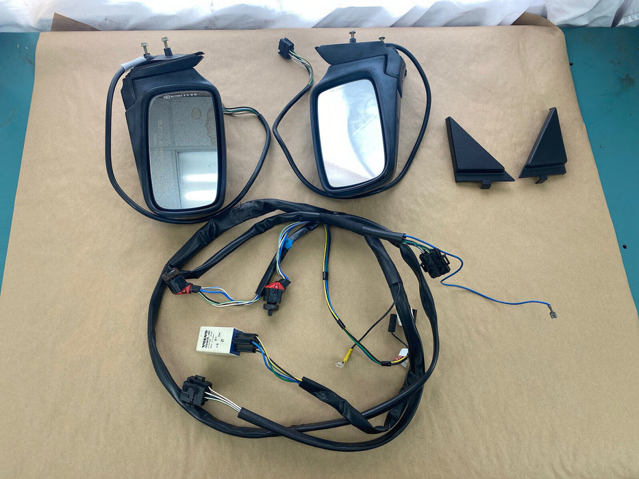 Volvo 240 242 244 245 Power & Heated Mirror Kit Complete L & R w/Harness #2266E