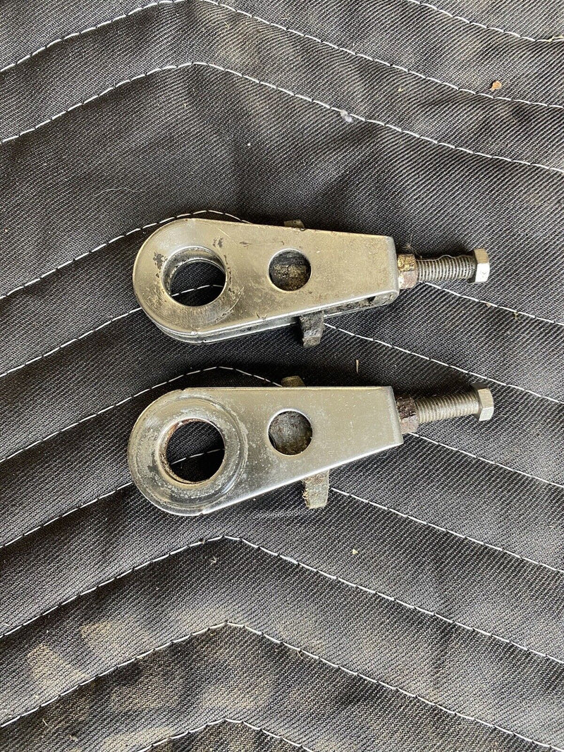 1974 Honda CB360 CB360T Rear Wheel Chain Tension Adjusters Motorcycle #3012E