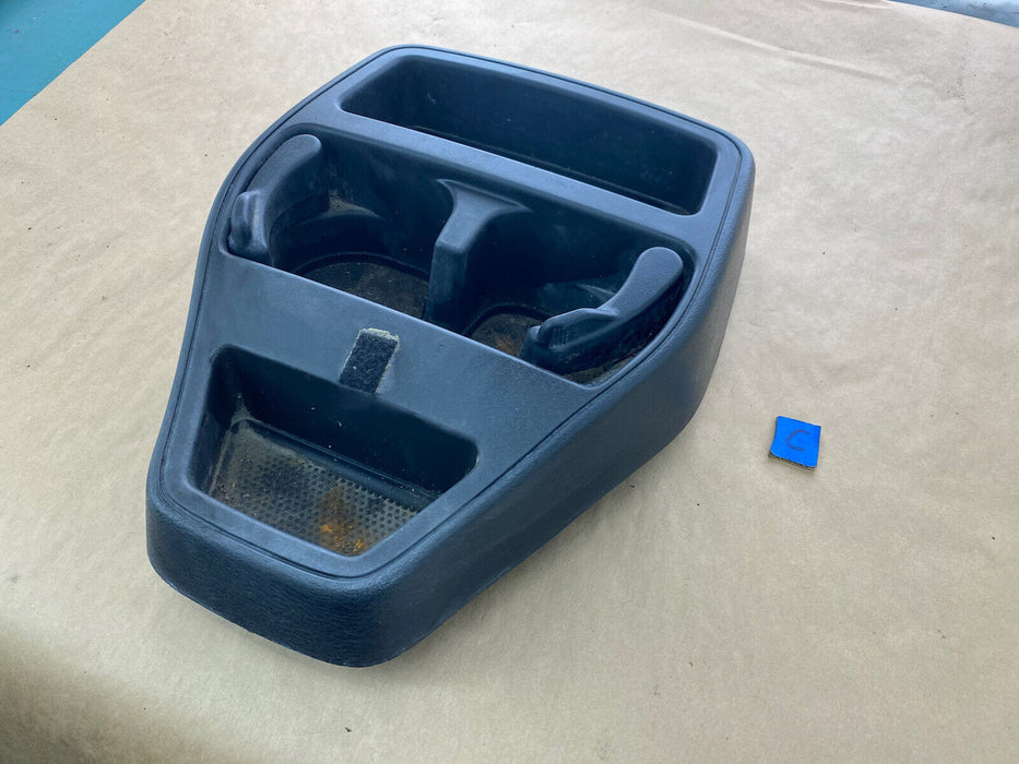 2001-2004 Dodge Dakota Front Lower Center Console Cup Holder Black OEM #2435E