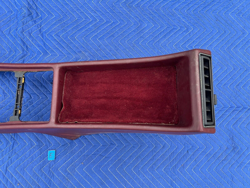 1979-1985 Mercedes 300SD W126 Maroon Center Console Panel 1266830325 OEM #307EM