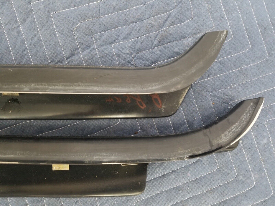 Volvo 240 244 245 Rear Door Sill Scuff Plates L & R Rocker To Carpet Trim #2589E