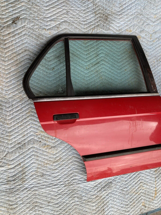 1982-1994 BMW E30 320i 318i 325i Rear Passenger Door Right RH Red OEM #2282M