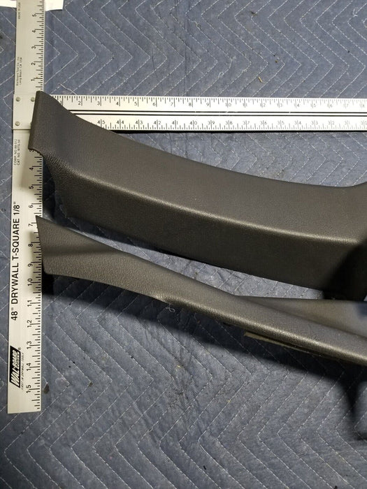 98-00 Volvo V70 S70 V70R Left Right C Pillar Rear Seat Belt Trim Charcoal #346AN