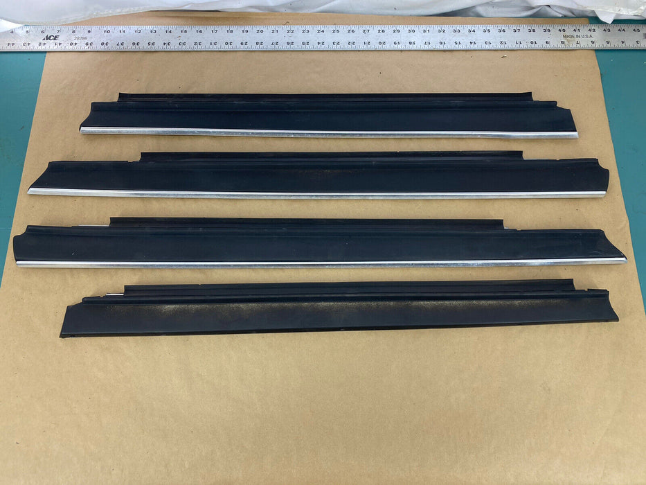 1981-1993 Volvo 240 244 245 Door Upper Sill Window Trim Door Set Of 4 OEM #2125E