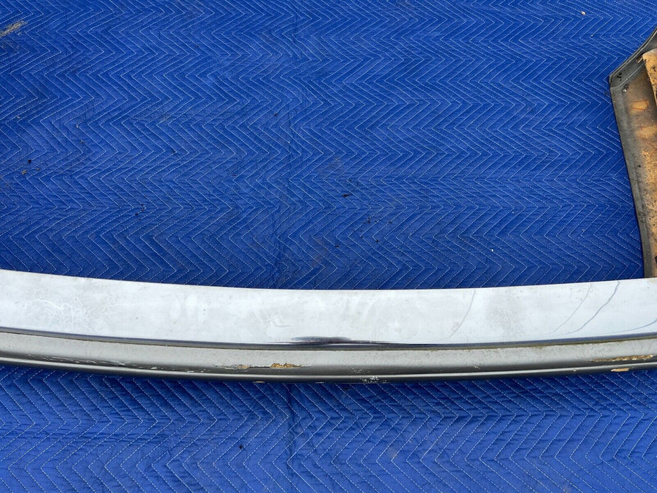 1979-1985 Mercedes 300SD W126 Sedan Rear Bumper Gray Chrome OEM #316EM