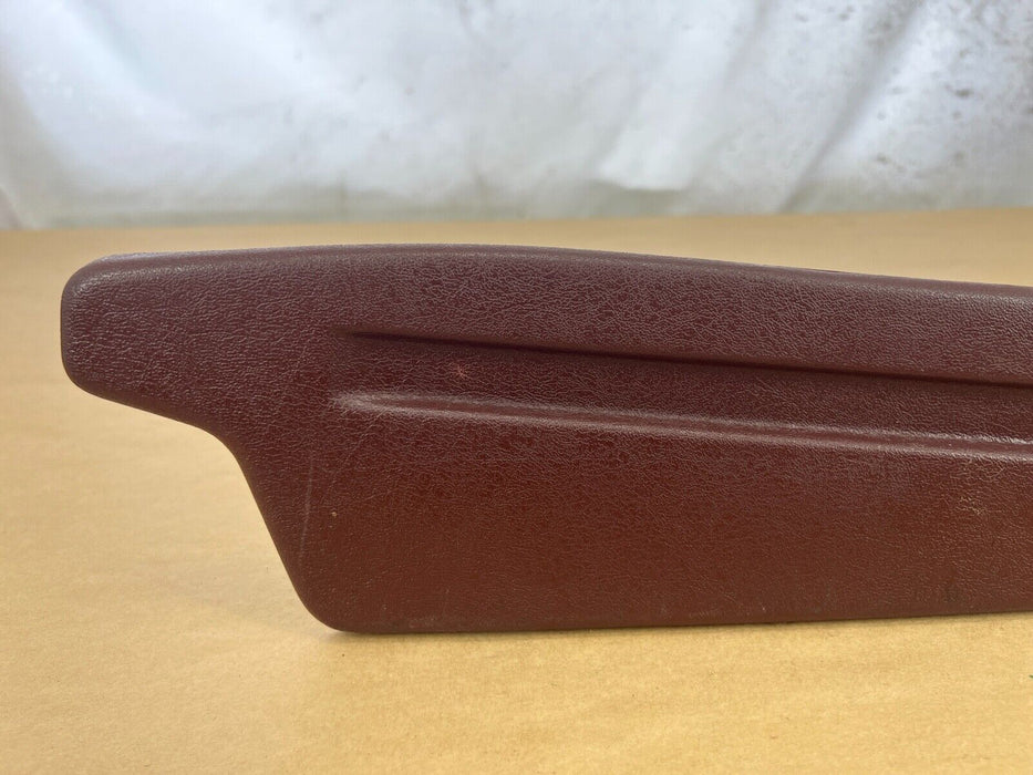 1979-1985 Mercedes 300SD W126 Driver Maroon Seat Track Trim 1269190720 OEM#266EM