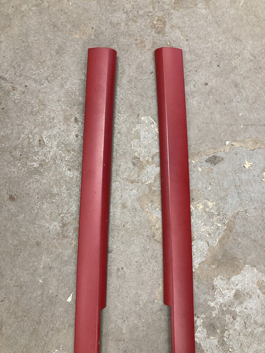 1976-1979 Cadillac Seville Headliner To Roof Trim Red Pair Left Right OEM #1832M