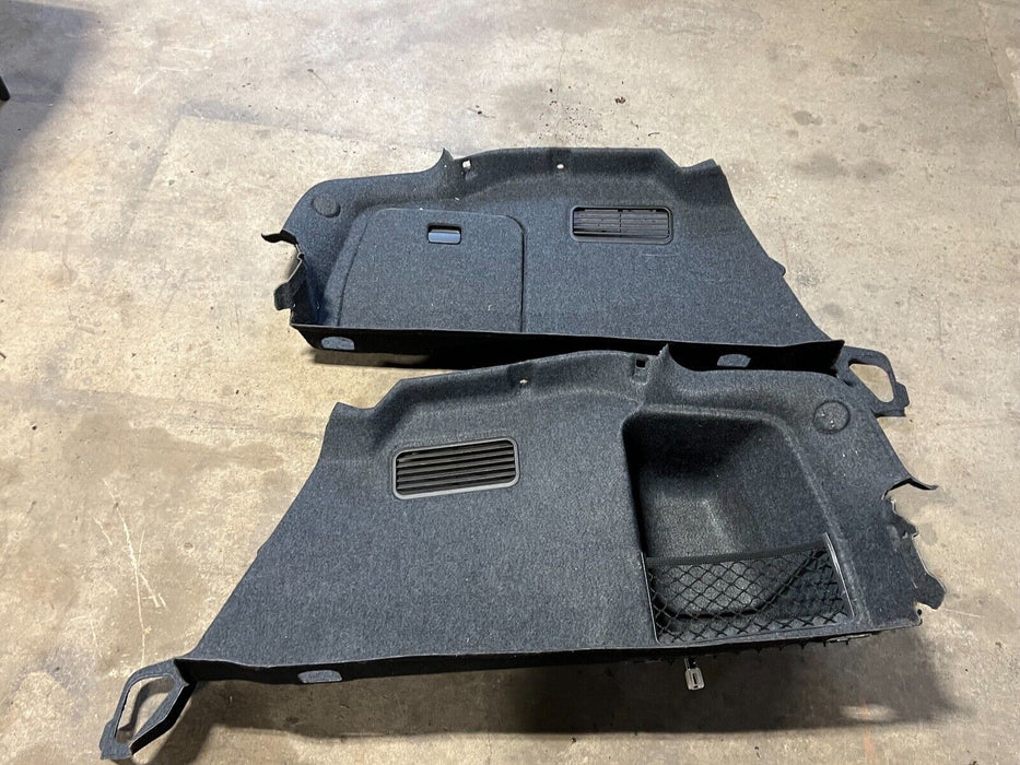 02-12 Audi A4 B6 Sedan 2.0T Left & Right Molded Trunk Carpet Liners OEM #157EM